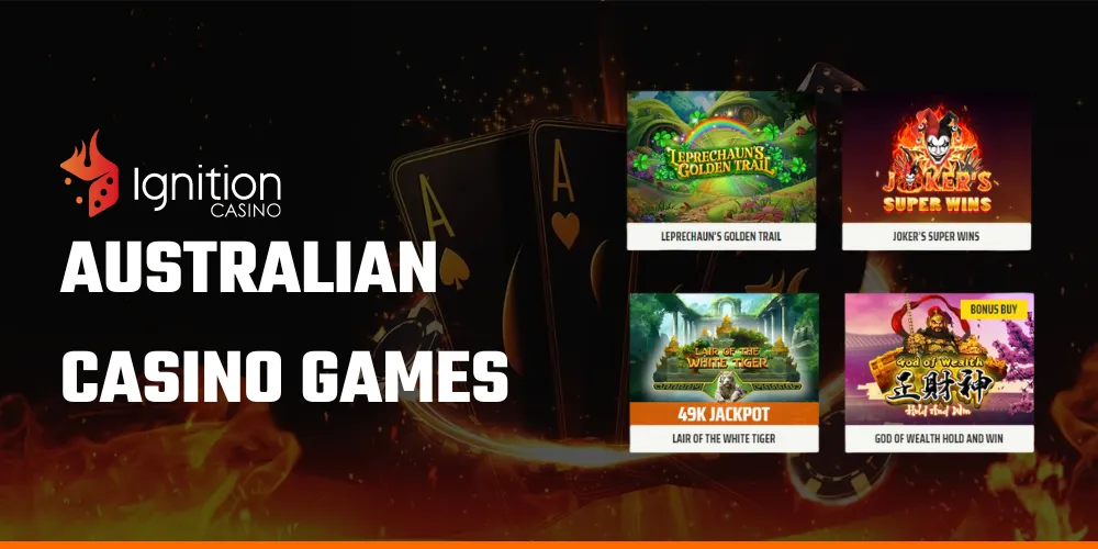 Games Available at Ignition Casino