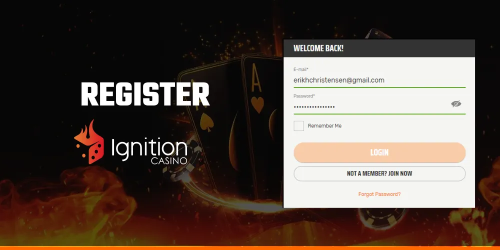 Ignition Casino Register