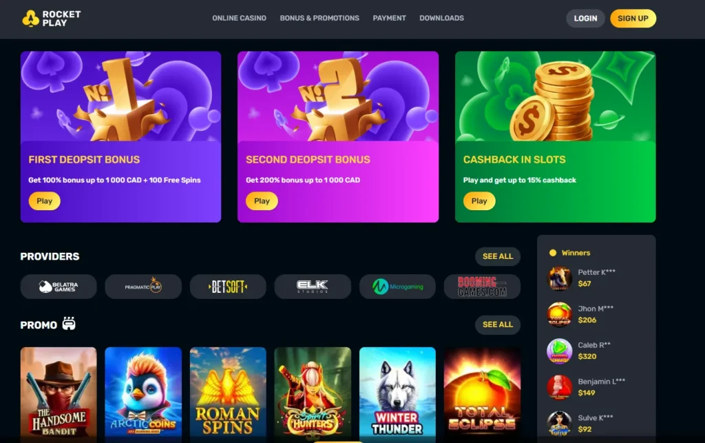 rocket play casino