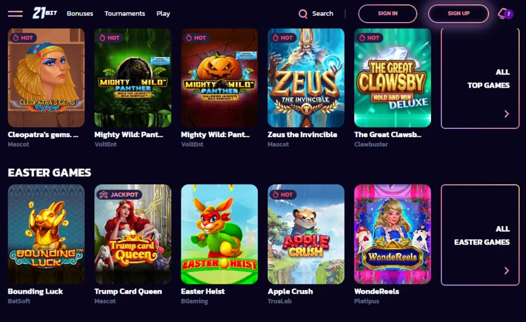 21bit casino no deposit bonus