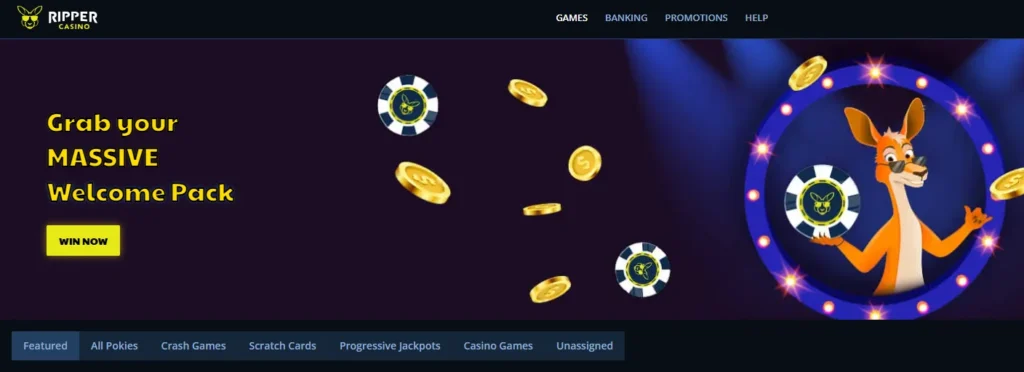 Ripper Casino no deposit casino