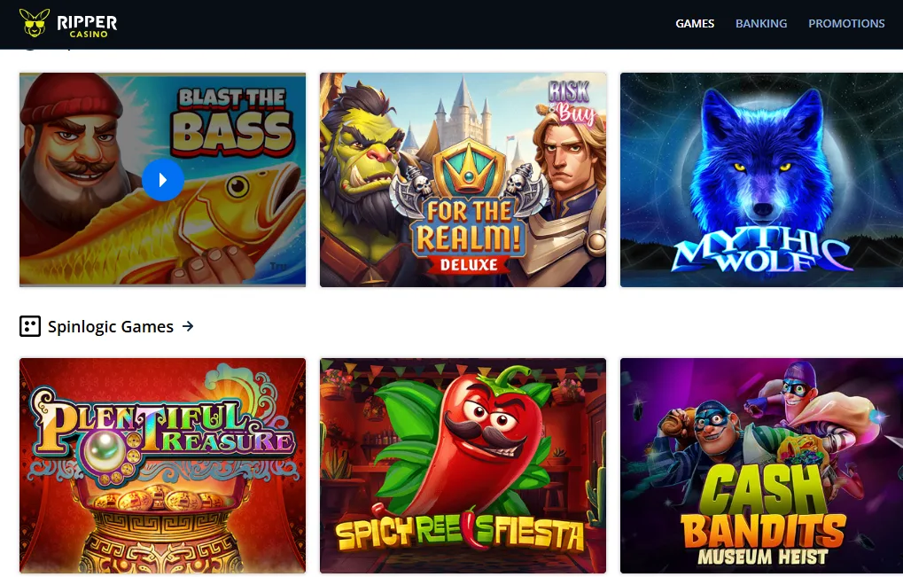 Look for a Variety of Games